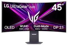 LG UltraGear 45" OLED Dual-Mode 5K2K Monitor,  0.03ms (GtG), Rich Bass (10Wx2), DisplayHDR True Black 400, DP 2.1 & USB-C
