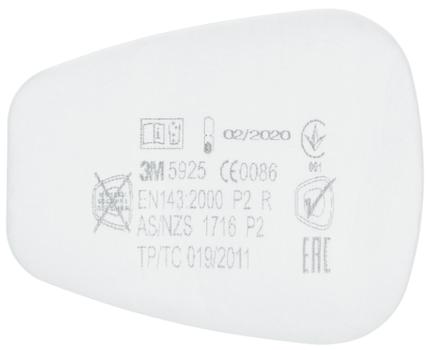 3M Partikkelfilter 5925 P2 R par (7000037674*10)