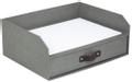 BIGSO Brevkurv Walter A4 m/skuff Grå