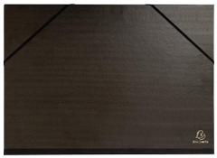 EXACOMPTA Strikkmappe A3 Kraft 3 klaffer Sort