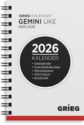 GRIEG Lommekalender Gemini 2026 Refill