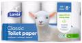 LAMBI Toalettpapir 3-lags 20,6m Hvit (8)