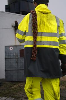 LYNGSØE Regnjakke FR-LR6055 Flammehemmende Gul/Blå (FR-LR6055-53/03)