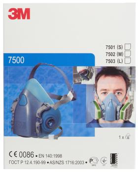 3M Halvmaske 7503 Gjenbrukbar Large (7000104178)