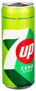 7UP Mineralvann Zero 0,33L