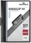 DURABLE Klemmappe DuraClip A4 60 ark Sort