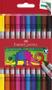 FABER-CASTELL Tusj Tosidig Assortert (10)
