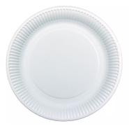  Tallerken papp Ø23cm hvit (50)