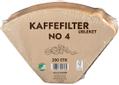  Kaffefilter No.4 Ubleket (200)