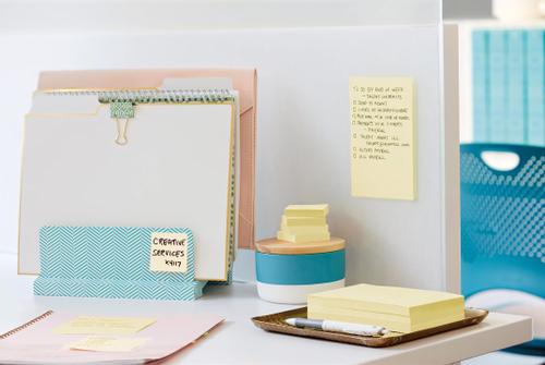 POST-IT Notatblokk 76x76mm Assortert (7100317840*10)