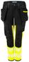 PROJOB Bukse 6543 Dame HiVis Gul/Sort