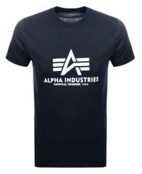 Alpha Industries Basic T - T-paita - Laivastonsininen (100501-02)