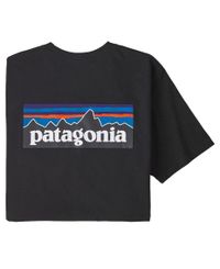 Patagonia M's P-6 Logo Responsibili - T-paita - Musta (P38504-BLK)