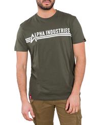 Alpha Industries Alpha T - T-paita - Oliivi (126505-142)