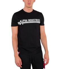 Alpha Industries Alpha T - T-paita - Musta/ valkoinen (126505-95)
