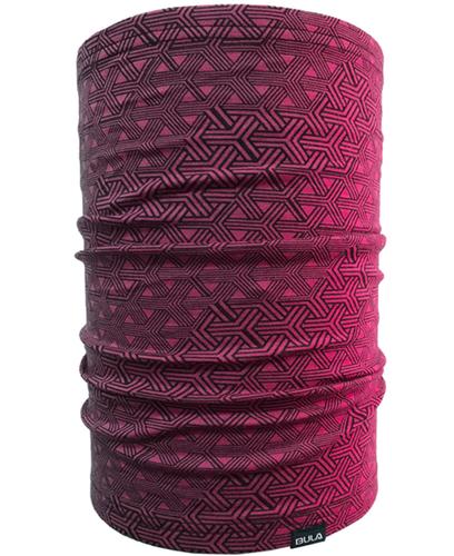 Bula Printed Wool Tube - Huivit - Berry (712751-BERRY)