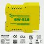 BRAINBOXES Industrial 8 Port Gigabit Ethernet Switch (SW-518)