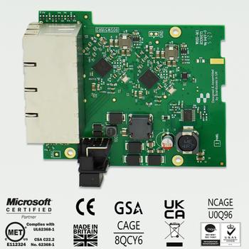 BRAINBOXES Embedded Industrial 8 Port Gigabit Ethernet Switch (SW-118)