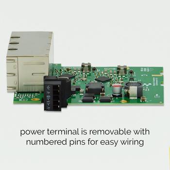 BRAINBOXES Embedded Industrial 8 Port Gigabit Ethernet Switch (SW-118)