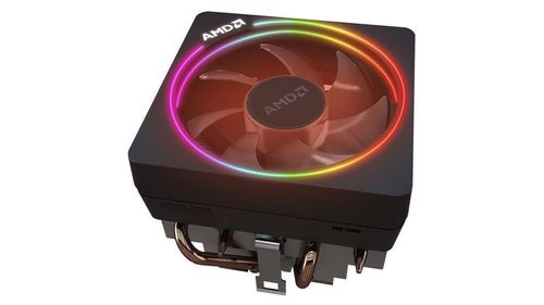 AMD Wraith Prism Cooler RGB CPU-kylare SAM4 100mm fläkt 42~55dB 96mm hög max 105W (712-000075)