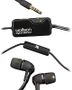 WOLFSON In-ear kabelansluet headset Digital Silence noise cancelling svart 14h batteritid 3,5mm 4-pol svart