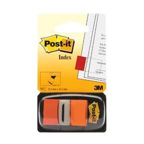 3M Post-it Index Märkflik 25, 4*43, 2mm 50st orange (7000144932*2)