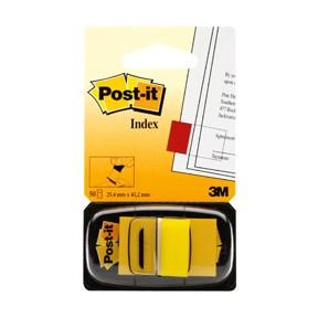 3M Post-it Index Märkflik 25, 4*43, 2mm 50st gul (7100102671*2)