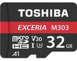TOSHIBA microSDXC 32GB Exceria M303 98/65MB/s UHS-1 V30 U3 C10 A1