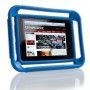 Gripcase iPad suojakuori,  sininen, pehmeä, suojaava ja turvallinen ( iPad Air/ Air2/ 2017/ 2018) (IAIR2-BLU)