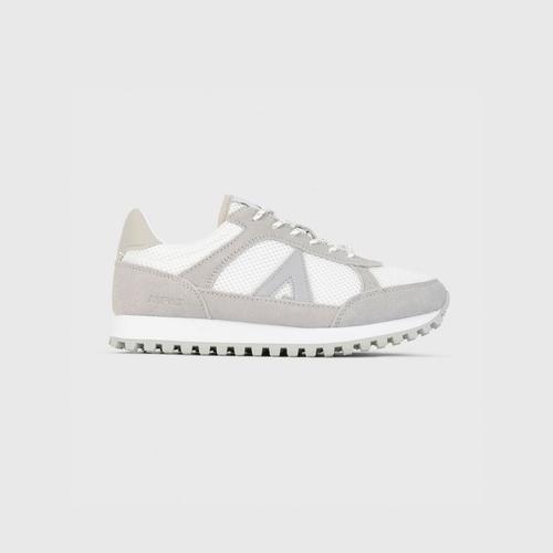 Asfvlt Chase, White Grey Dame Sneakers (CHA007-36)