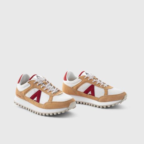 Asfvlt Chase, White Red Dame Sneakers (CHA005-36)