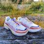 Asfvlt Onset, White Pink Yellow Blue Dame Retro Sneakers (ON033-36)