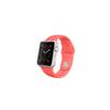 APPLE 38mm Apple Watch Sport Silver med rosa sportband (MMF32KS/A)