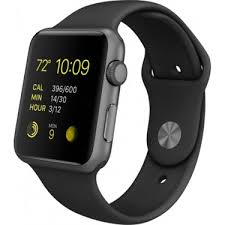 APPLE 42mm Apple Watch Sport Rymdgrå med svart sportband (MJ3T2S/A)