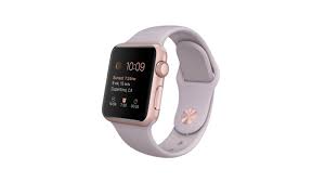 APPLE Apple Watch Sport 38mm Rose Gold Aluminium Case with Lavender Sport Band (MLCH2KS/A)