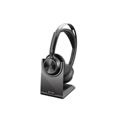POLY Voyager Focus 2 Microsoft Teams Certified USB-C + Charging Stand