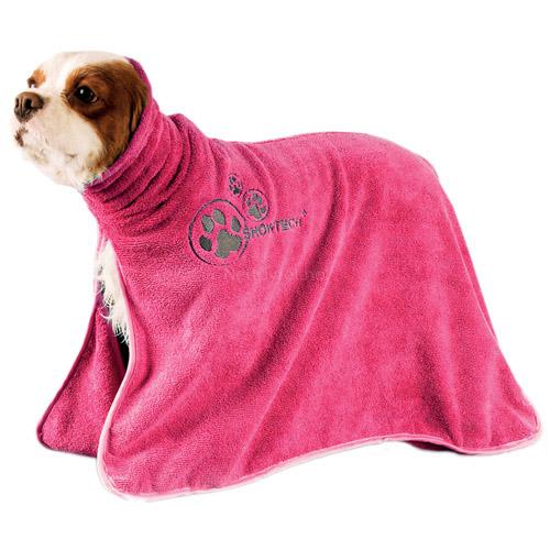 Badekåpe håndkle Medium Pink MicrofiberDry Hund Nettdyret