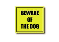 Beware of the dog - klistremerker (2-91167)