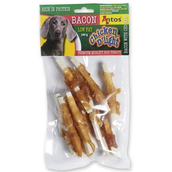 Antos Bacon og Kylling Hundesnacks - 100g (7-20179)
