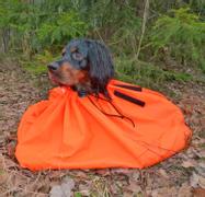  Hvilepose oransje 50x70 cm -Jæger og hund