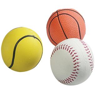 Ball - sport gummiball 6cm -Hund (14-501206)