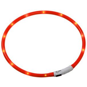 LED Lyshalsbånd,  Orange - 20-70cm (14-64904)