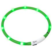  LED - lyshalsbånd Grønn 20-70cm -Hund