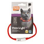 LED - lyshalsbånd katt Rødt (14-64959)
