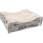  Dream Away Hundeseng, Hvit - 45cm