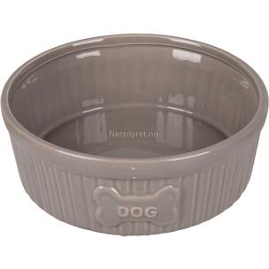 Keramikk Hundeskål - Taupe (14-518465)