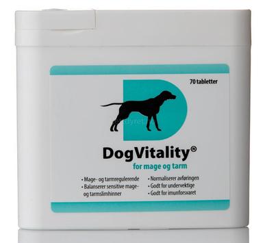  DogVitality Kosttilskudd Mage og Tarm 70 tabl.