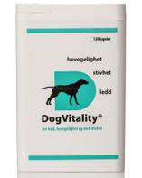  DogVitality Kosttilskudd Ledd og Bevegelighet - 120 kapsler
