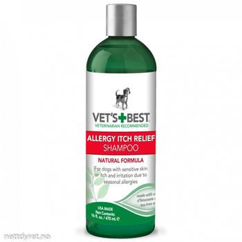 Vet's Best Allergy-Itch relief shampo 475ml -Hund (49-3165810345)