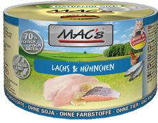  Mac's Laks og Kylling 6x200g - Våtfôr